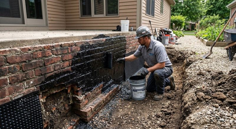 Brick Foundation Sealing in Fredericksburg, VA