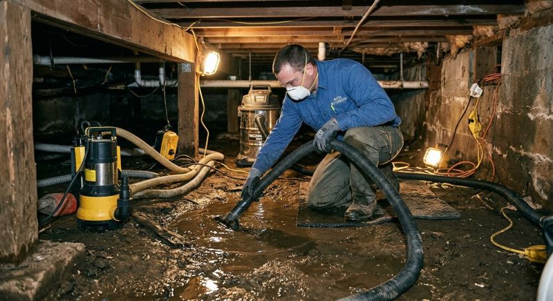 Crawlspace Water Cleanup in Scottsdale, AZ