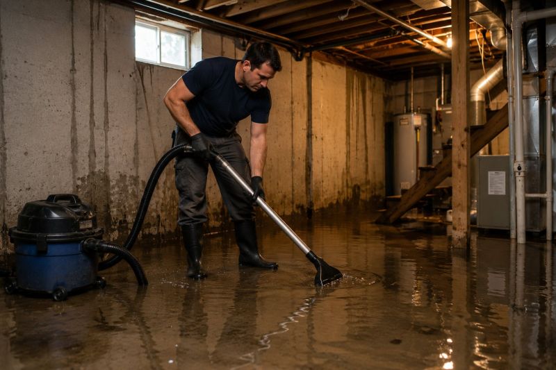 Flooded Basement Cleanup in Gilbert, AZ