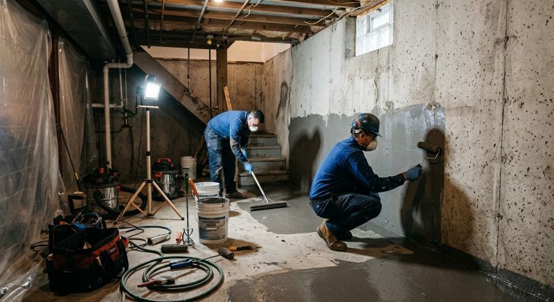 Basement Concrete Sealing in Greenville, SC
