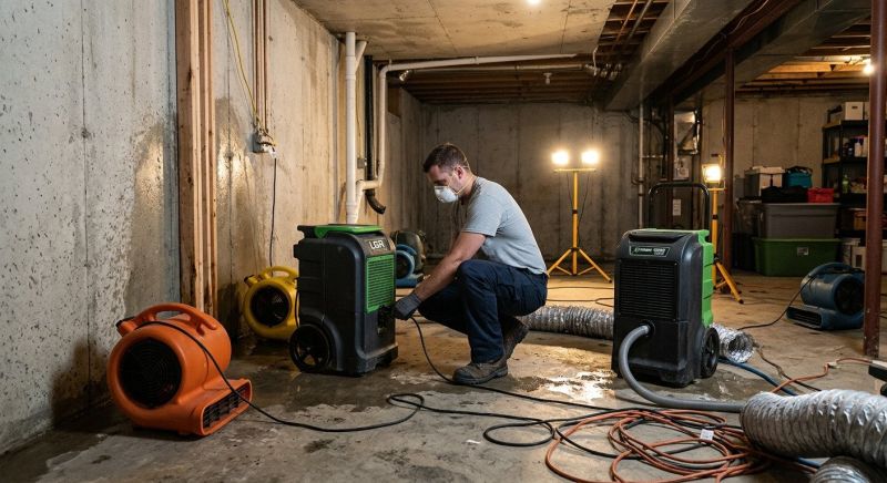 Basement Drying in Scottsdale, AZ