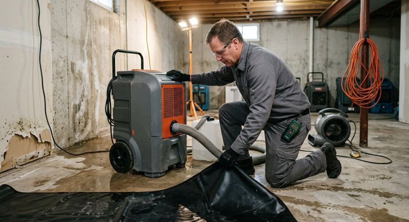Basement Drying in Chandler, AZ