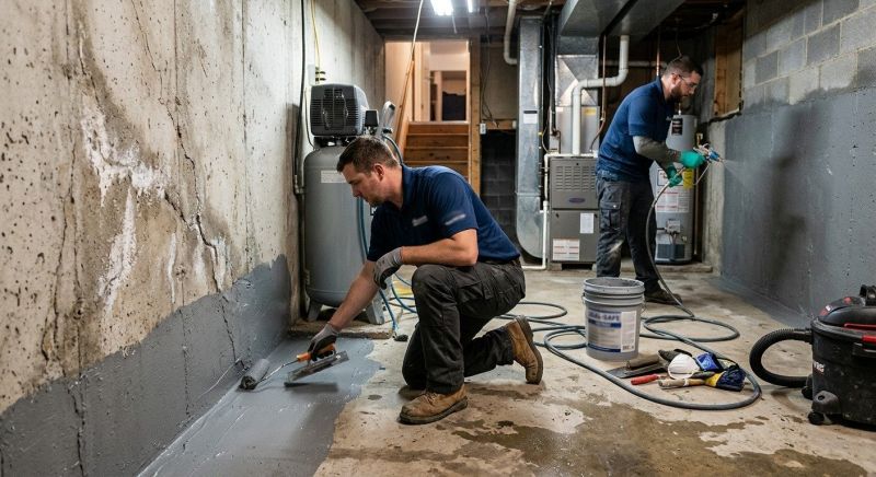 Basement Seepage Repair in Columbus, OH