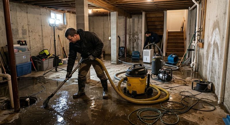 Basement Water Cleanup in Chandler, AZ
