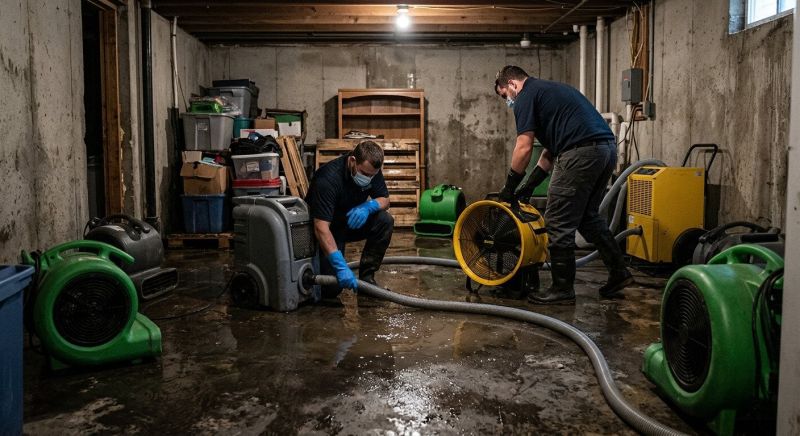 Basement Water Extraction in Chandler, AZ
