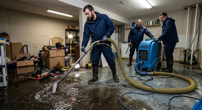 Basement Water Extraction in Mesa, AZ