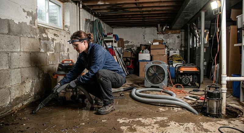 Basement Water Mitigation in Gilbert, AZ