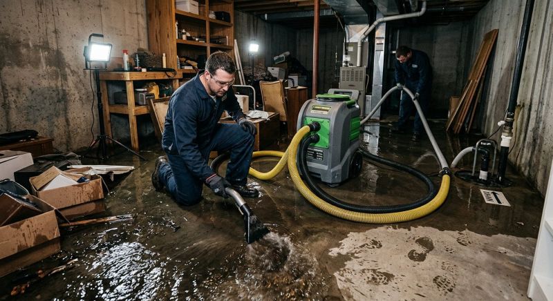 Basement Water Removal in Chandler, AZ