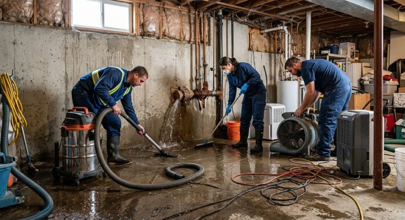 Basement Water Removal in Mesa, AZ