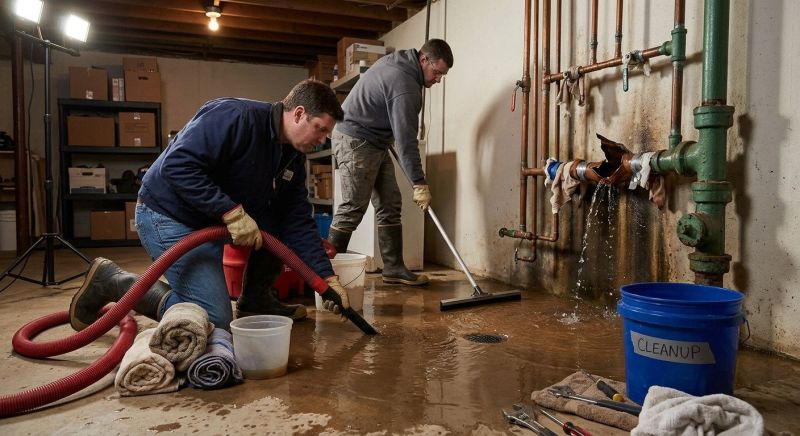 Burst Pipe Cleanup in Scottsdale, AZ