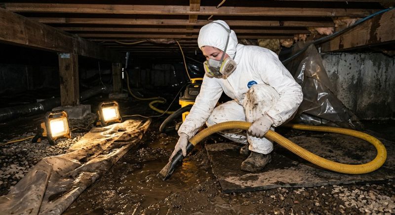 Crawl Space Water Remediation in Mesa, AZ