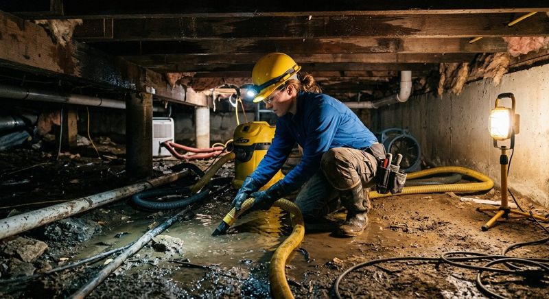 Crawl Space Water Remediation in Chandler, AZ