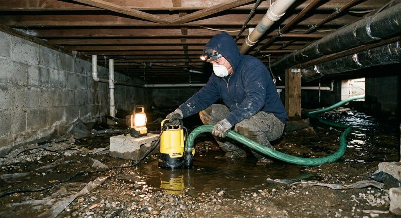 Crawlspace Water Cleanup in Chandler, AZ