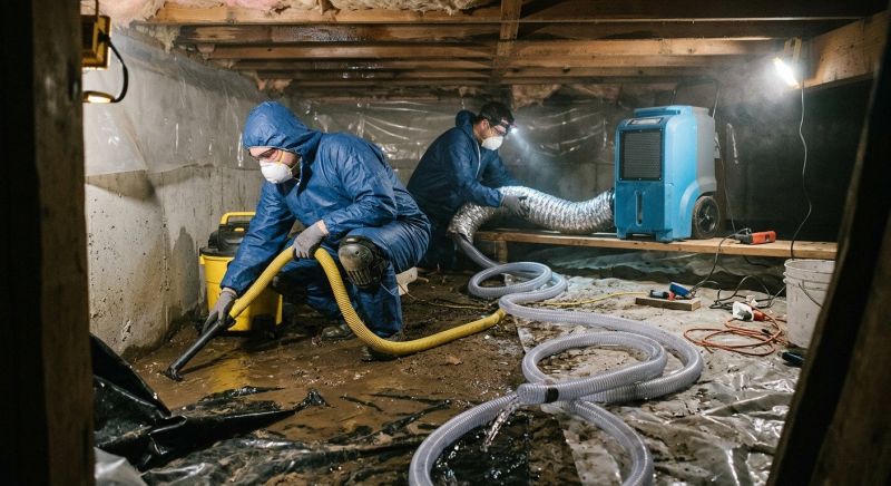 Crawlspace Water Restoration in Phoenix, AZ