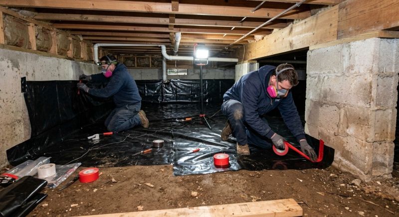 Crawlspace Waterproofing in Fredericksburg, VA