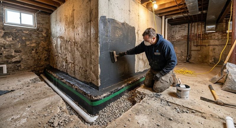 Wet Basement Repair in Fredericksburg, VA