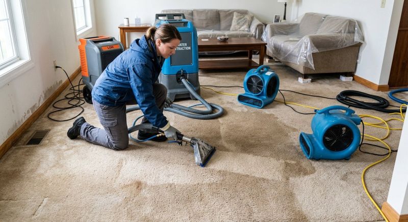 Wet Carpet Restoration in Chandler, AZ